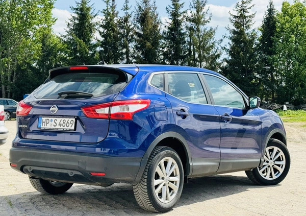 Nissan Qashqai cena 56700 przebieg: 122524, rok produkcji 2015 z Orneta małe 137